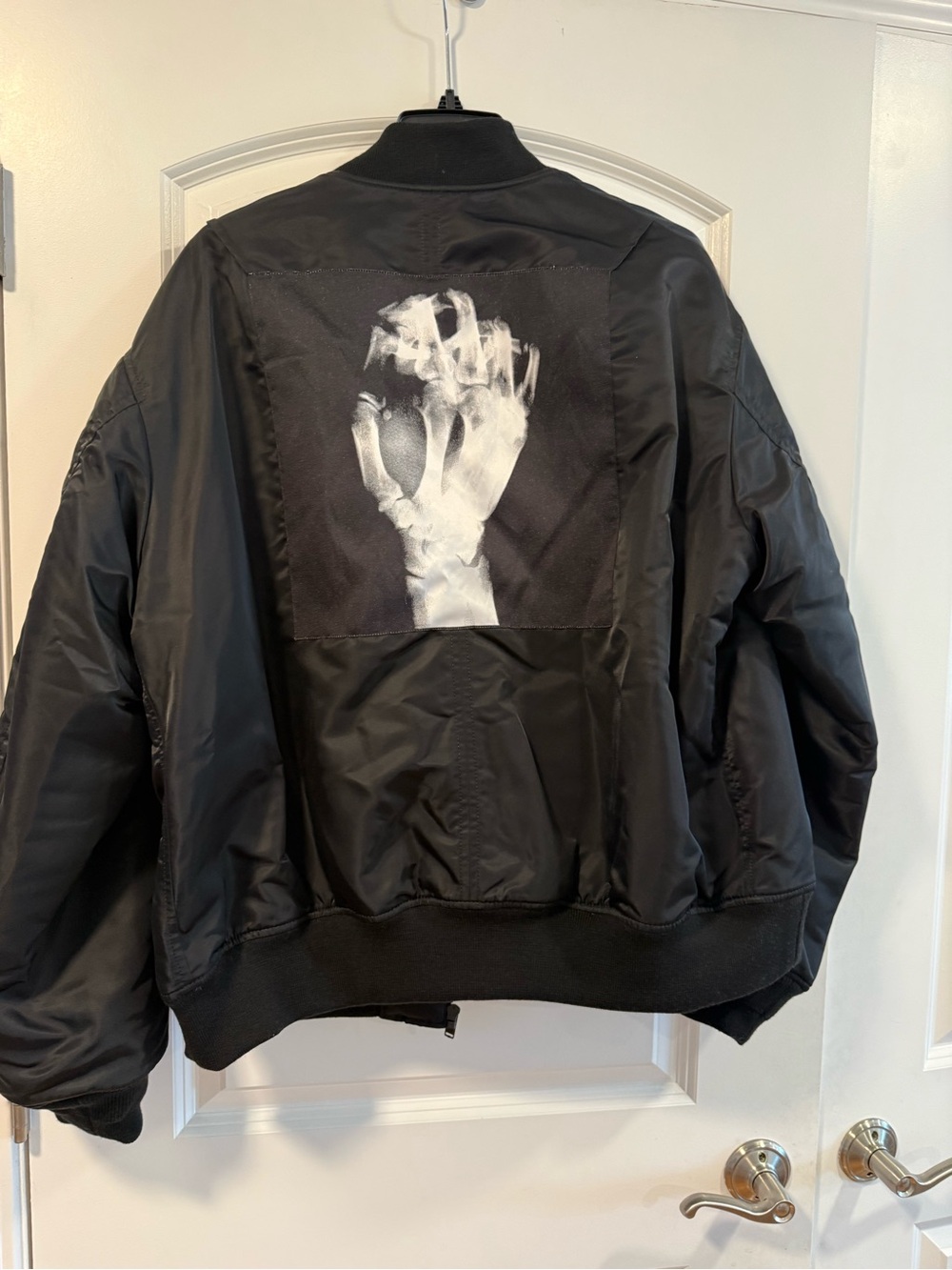 Undercover Faust Black Nylon Bomber Jacket